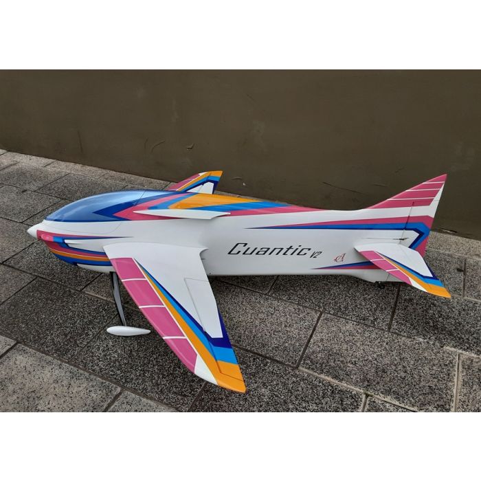  V2 CA Model Cuantic – F3A Two Meter Pattern Plane ARF Special order includes shipping (Pink Scheme)