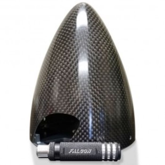 Falcon Spinner, 101mm (4") Carbon Fiber, 3 Blade For Gas Engines