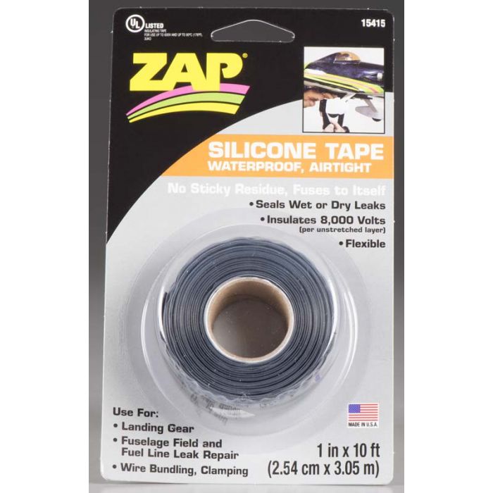Zap Zap Silicone Tape 1'x10' PT-101 Fixes landing gears
