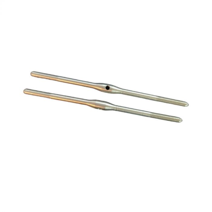 Turnbuckle, 3 inch 4-40 Stainless Steel, Secraft (2 pack)