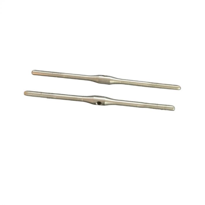 Turnbuckle, 65mm (2.55")  M2.5 Stainless Steel, Secraft (2 pack)