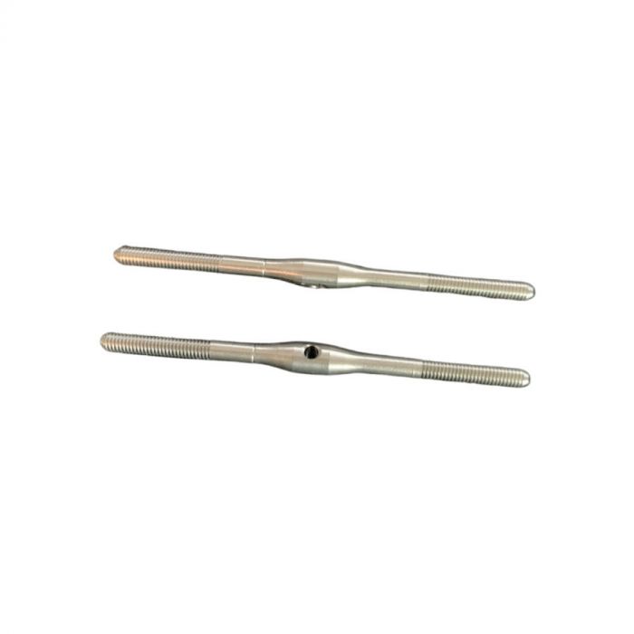 Turnbuckle, 60mm (2.36") M3 Stainless Steel, Secraft (2 pack)