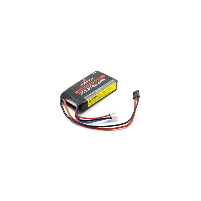 LiFe Receiver Battery, 900mAh 2S 6.6V, by Spektrum 
