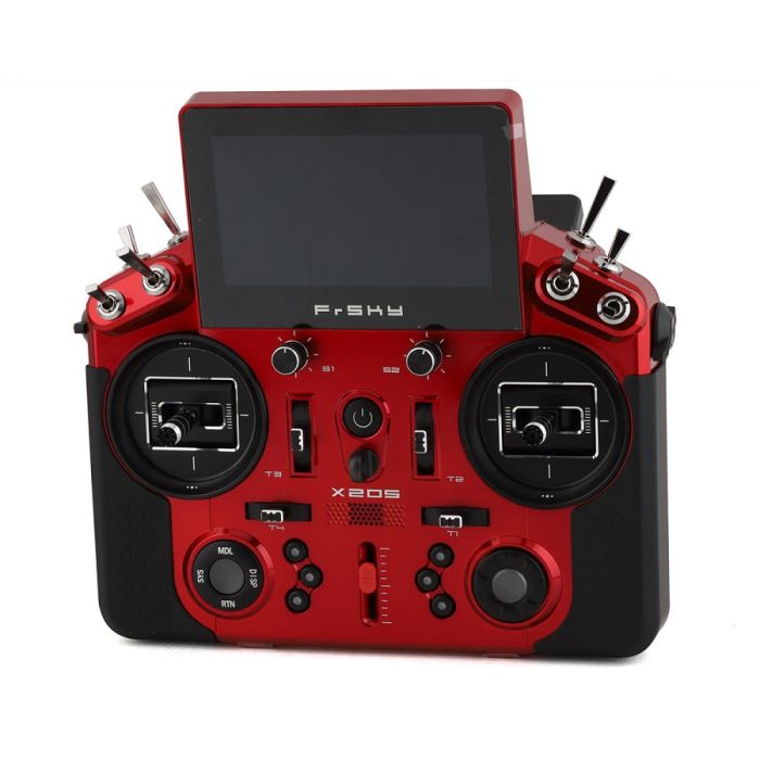 FrSky Tandem X20S Transmitter with Battery SD Card Handle Shell (Cardinal Red)