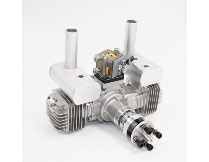 DLE DLE-40cc Horizontally Opposed Twin Cylinder Gasoline Radio Control Airplane Engine with Electronic Ignition Module