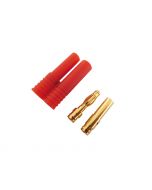Power Unlimited Gold 4mm connector with plastic housing (pair)_0