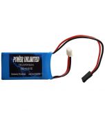 2s, 850mAh, 6.6V 20C LiFe Receiver Pack (Power Unlimited)