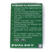 Dualsky ESC Programming Card V2