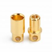 Power Unlimited Gold Plated 6mm Bullet Connectors (3pk)_1