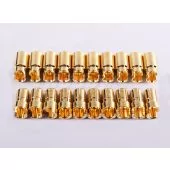 Power Unlimited Gold Plated 6mm Bullet Connectors (10pk)_1