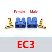 EC3 Connector Set, Male & Female (2 Pairs)