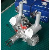 EME 70cc AS (Auto Start) Twin Cylinder, RC Gas Engine with Mufflers