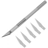 Hobby Knife with 5 Replacement #11 Blades (Gator RC)