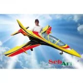 Avanti S Jet 2m, Yellow  (ARF) includes landing gear, SebArt