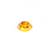 Washer, 4mm x 15mm Wide Style, Gold 6 Pack (Secraft)